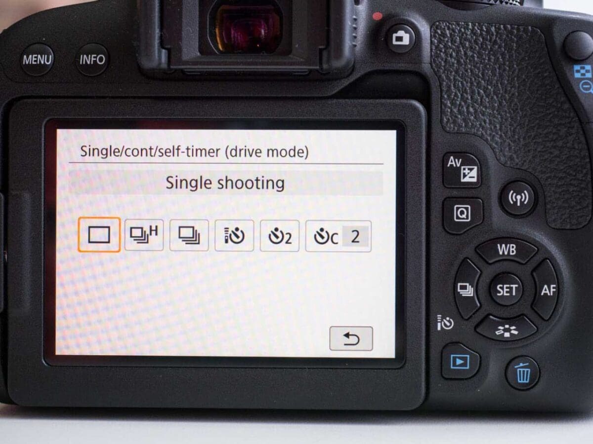 Canon EOS 800D Mode Mode