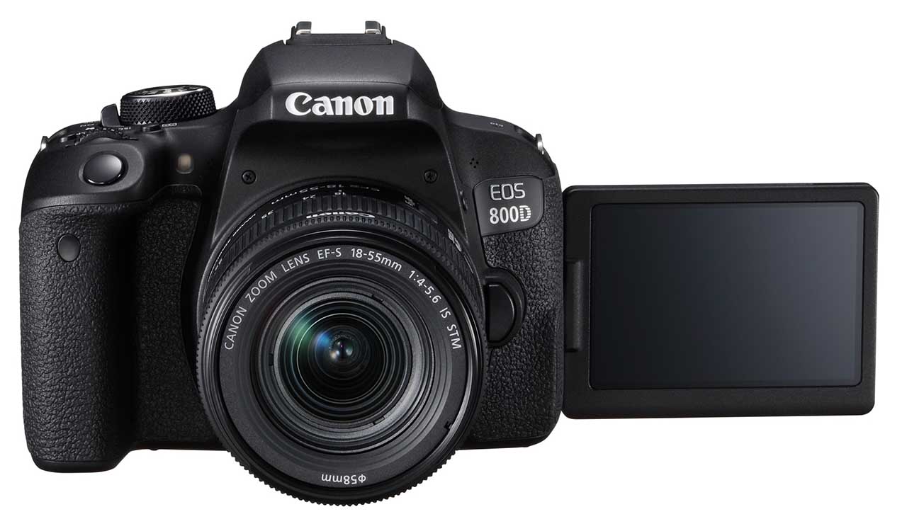 סקירה של Canon 800D / Rebel T7i: חזית המצלמה