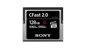 Sony debuts new professional G Series CFast memory card range