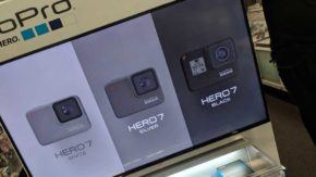 GoPro Hero7 Black, Silver and White leaked in retail display