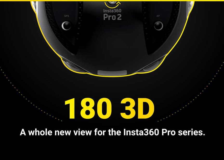 Insta360 adds 180° 3D capture to Pro series cameras
