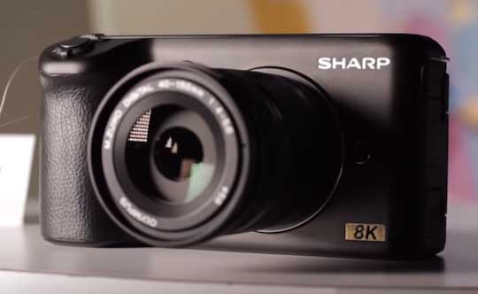 Sharp debuts 8K Micro Four Thirds camera at CES