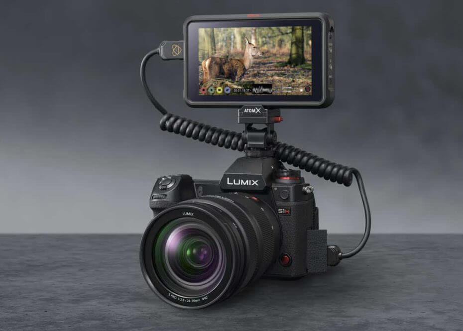 Panasonic Lumix S1H firmware update adds raw video data output via HDMI