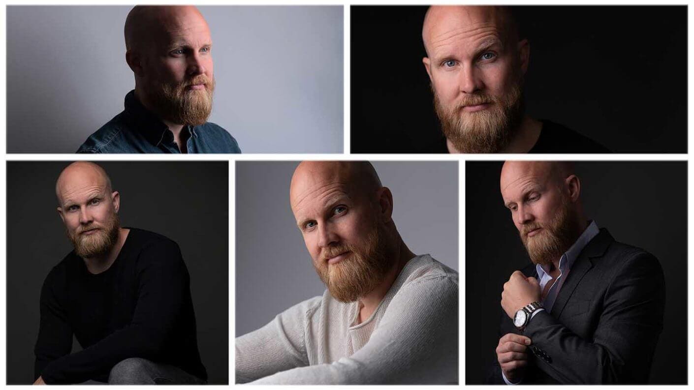 5 Portrait looks with 1 light