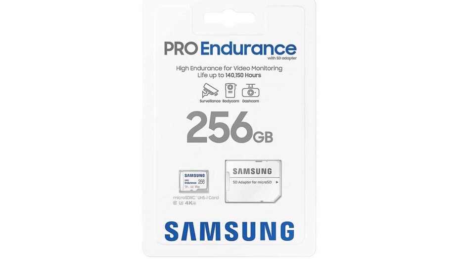 Samsung launches Pro Endurance microSD cards with 16year lifespan