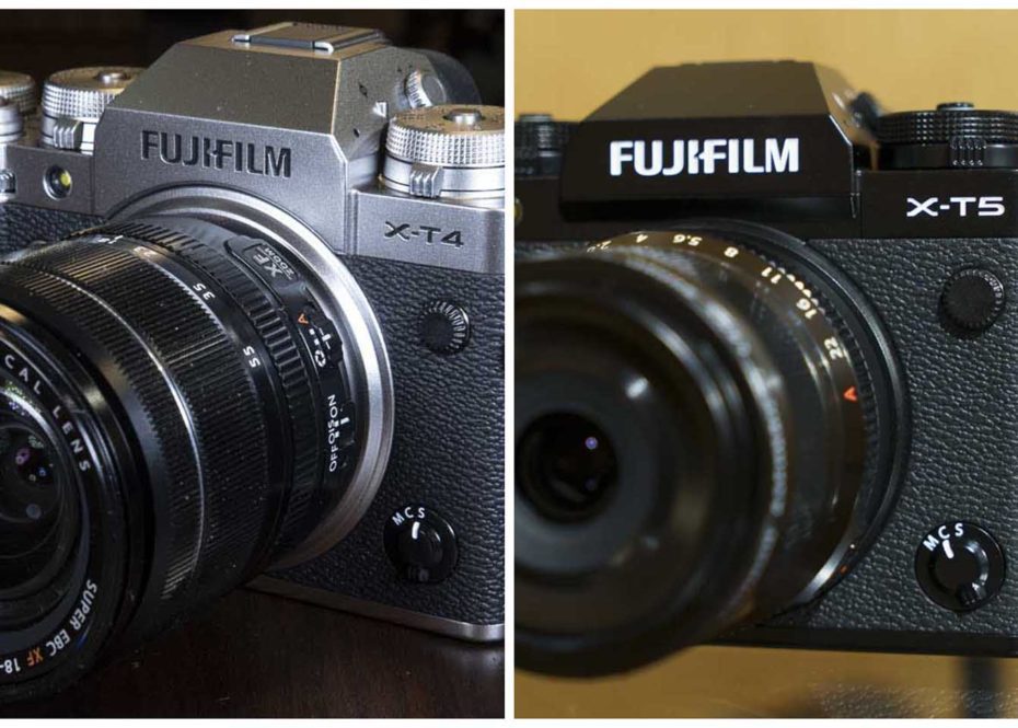Fujifilm X-T5 vs X-T4