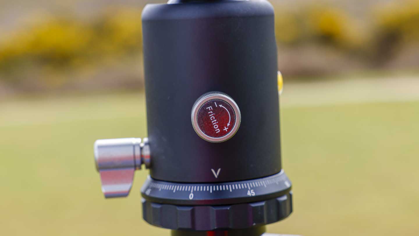 Vanguard VEO BH-250S Ball Head Review: friction control