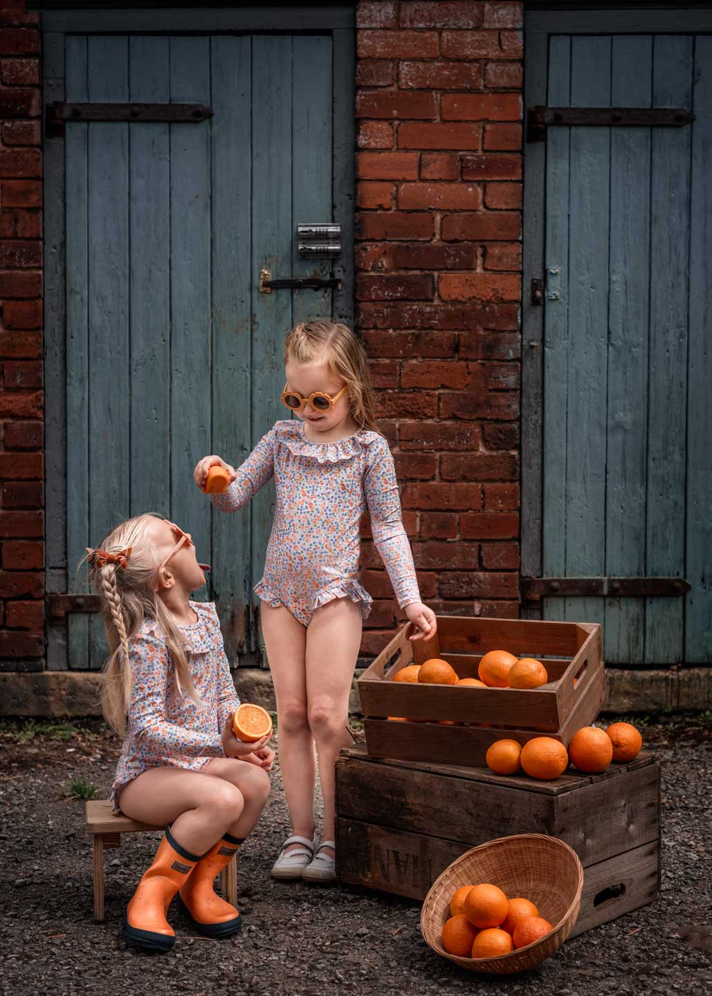 CJPOTY July 2023 shortlisted image for the Summer theme - girls with oranges