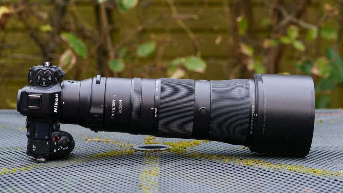 Nikkor Z 180-600mm f/5.6-6.3 VR on the Nikon Z8