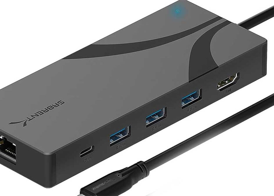 Sabrent USB-C Hub with Integrated M.2 SSD Slot